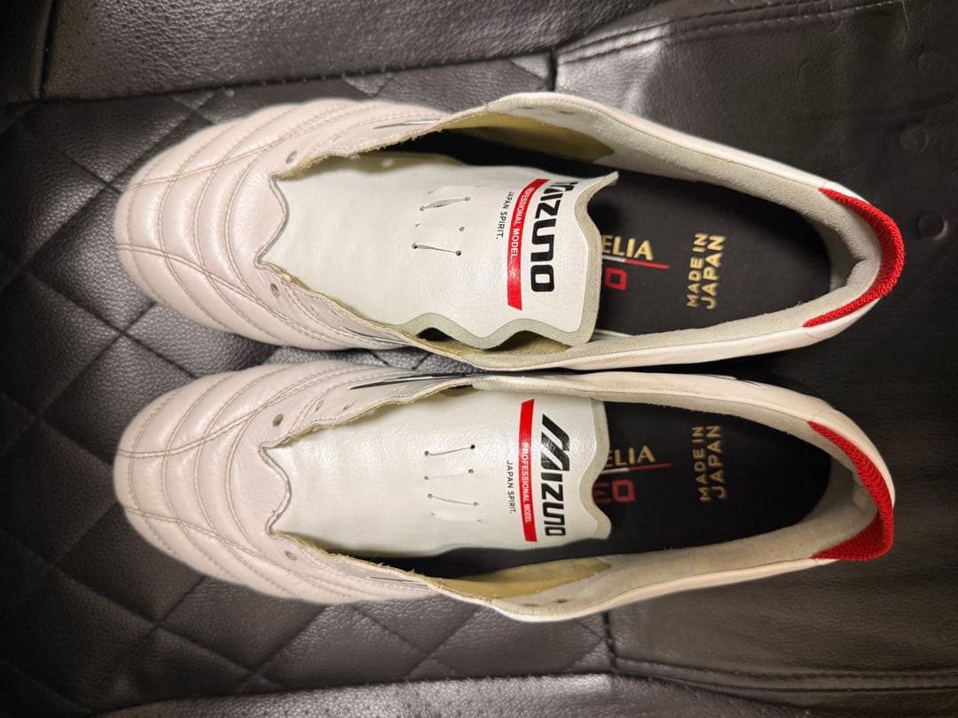 Mizuno サッカーシューズ ホワイト スパイク25.5