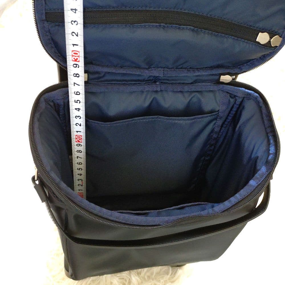 【美品】SWANY スワニー　4輪 キャリーバッグ　2way　ダークネイビー