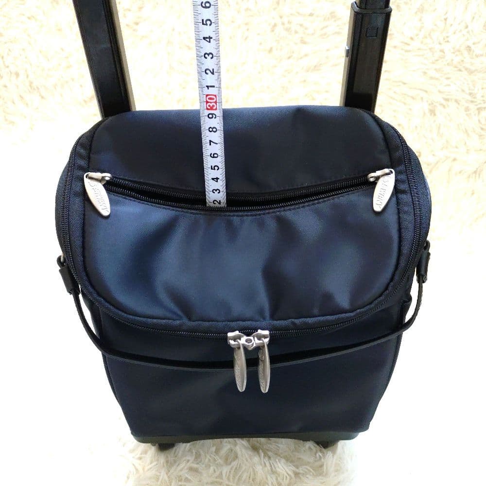 【美品】SWANY スワニー　4輪 キャリーバッグ　2way　ダークネイビー