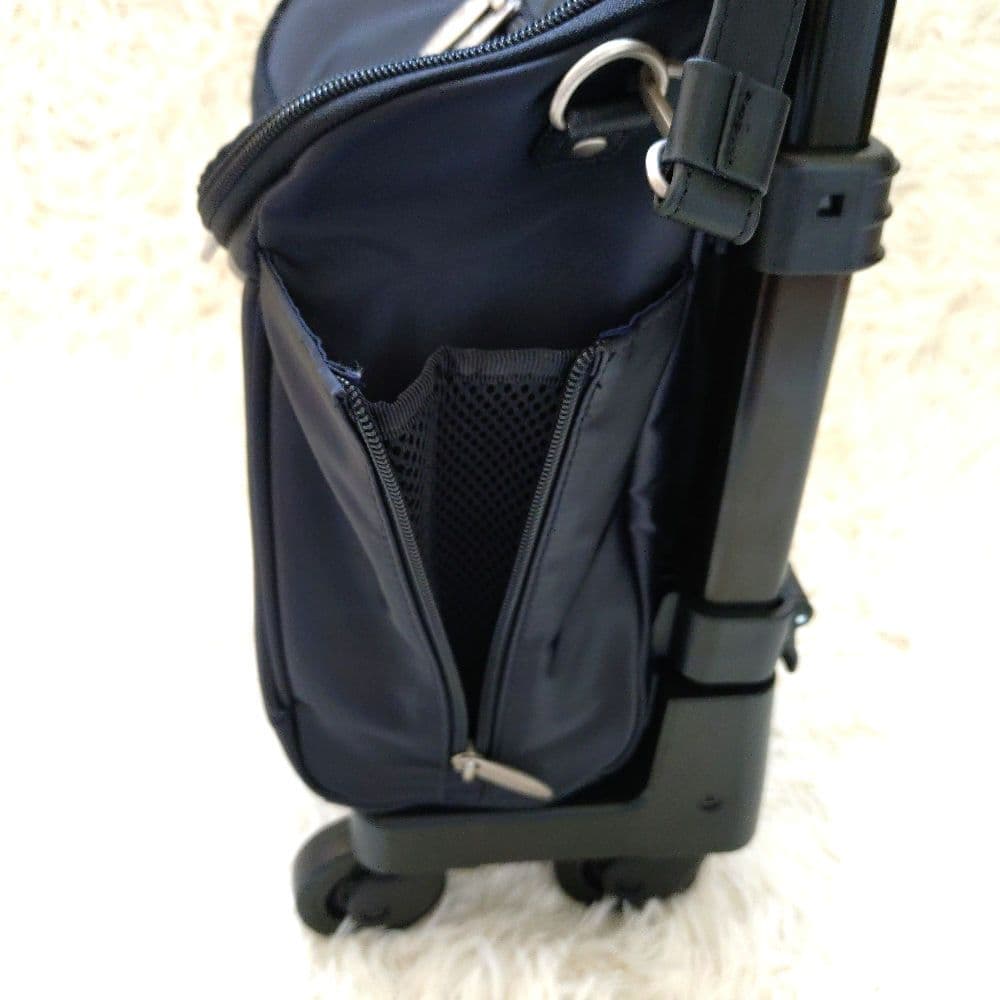 【美品】SWANY スワニー　4輪 キャリーバッグ　2way　ダークネイビー