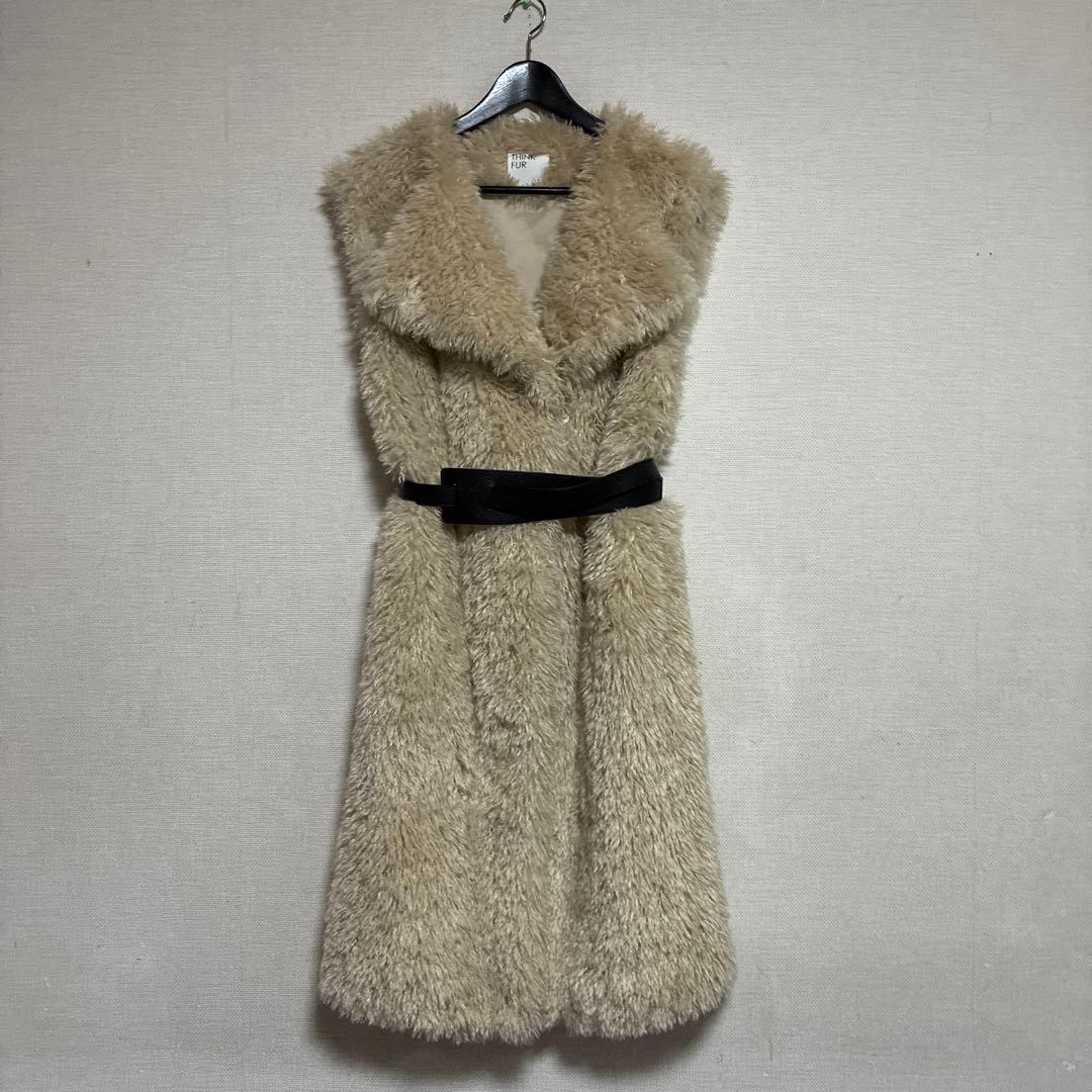 THINK FUR シンクファー ファーベスト　ファーコート エコファーＳ
