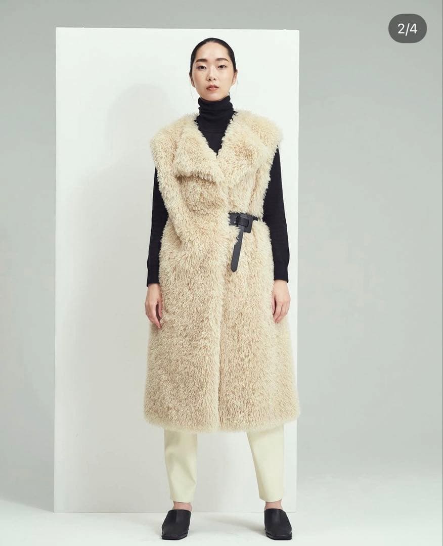 THINK FUR シンクファー ファーベスト　ファーコート エコファーＳ