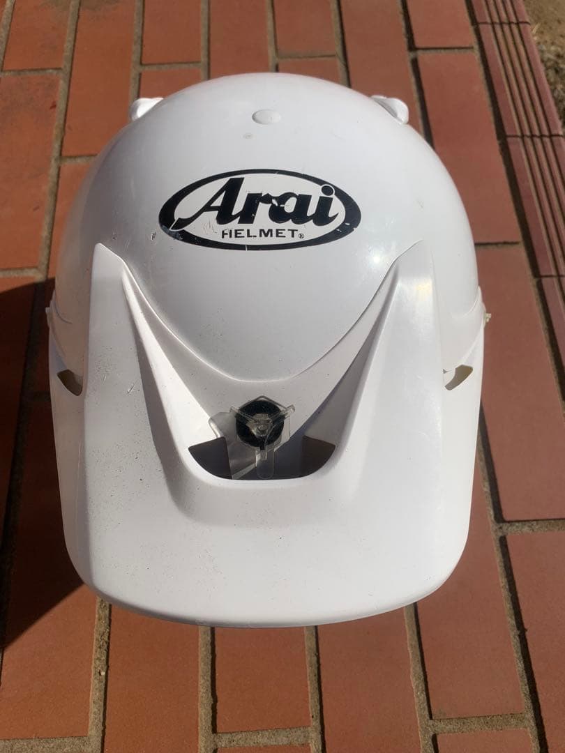 【格安】ARAI トライアルヘルメット　61〜62cm オフロード　ホワイト