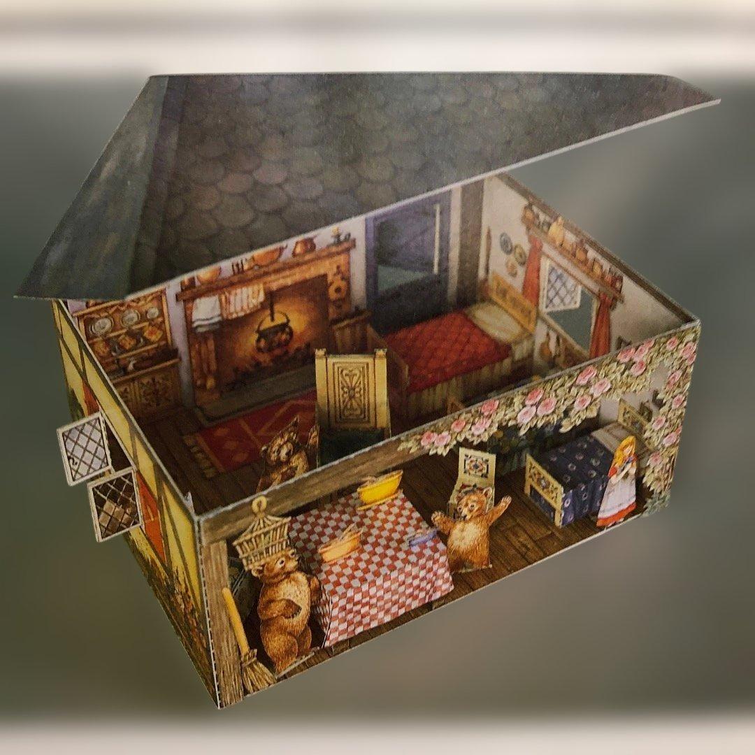 フェイス・ジェイクス　グレイラビットの家　3匹のくま　ドールハウス 組み立て