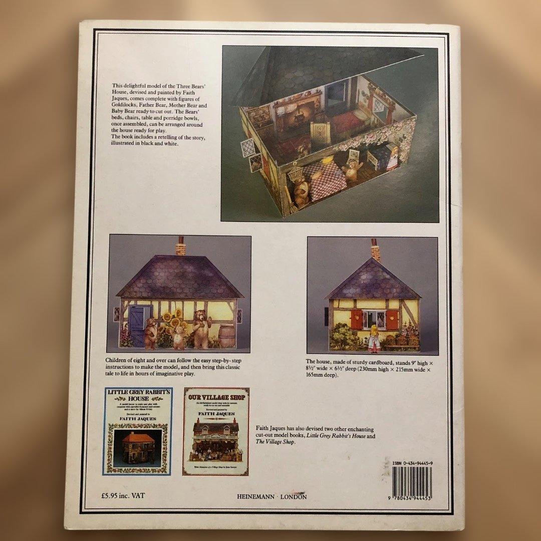 フェイス・ジェイクス　グレイラビットの家　3匹のくま　ドールハウス 組み立て