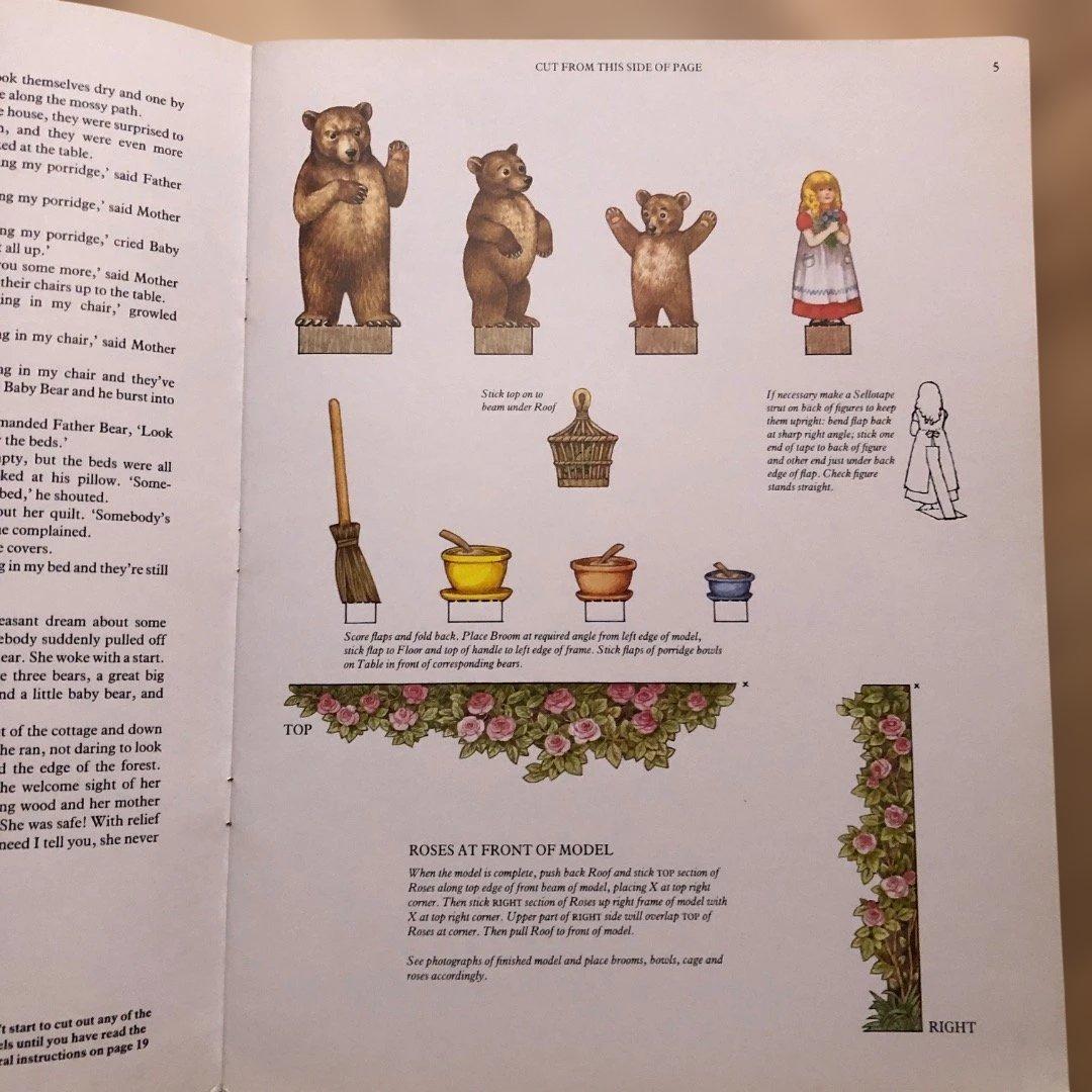 フェイス・ジェイクス　グレイラビットの家　3匹のくま　ドールハウス 組み立て