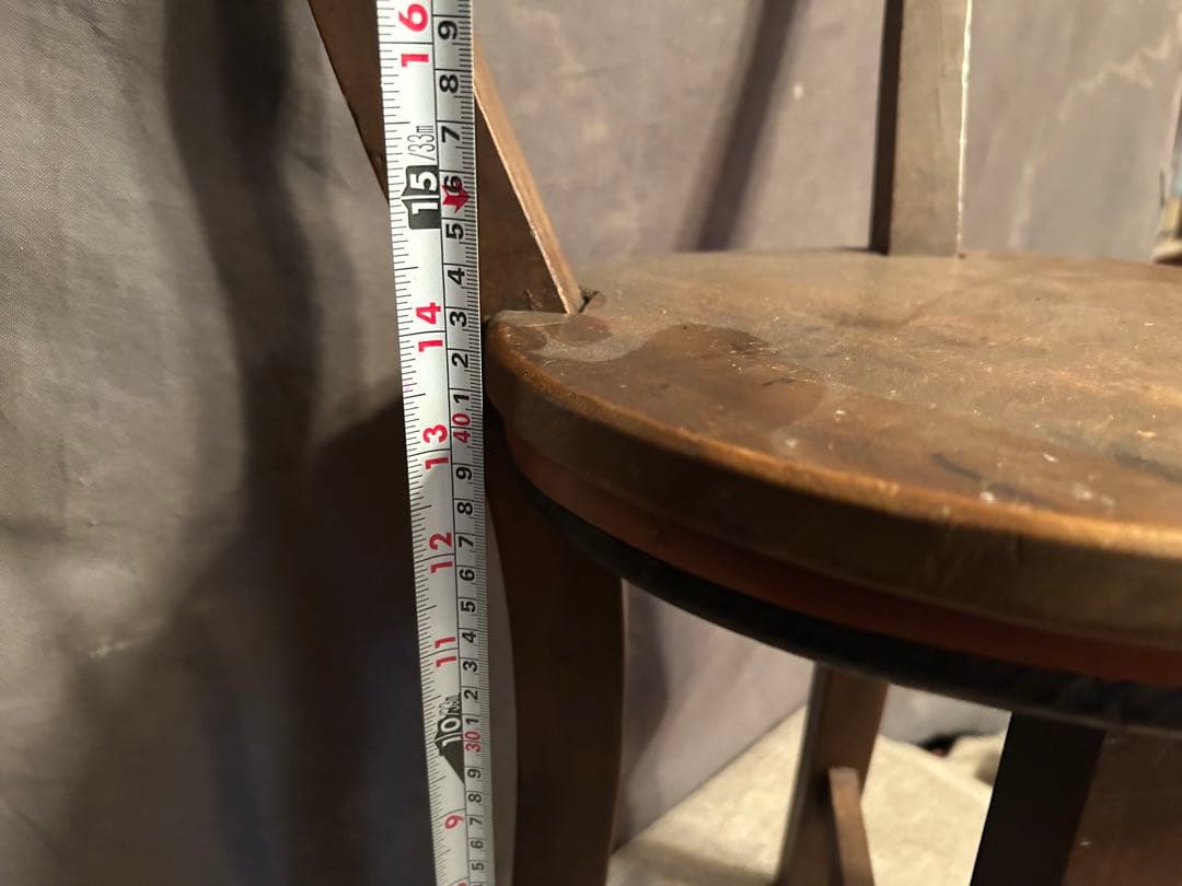 【送料無料】ヴィンテージ 家具 インテリア スツール 丸椅子 花台　植物台