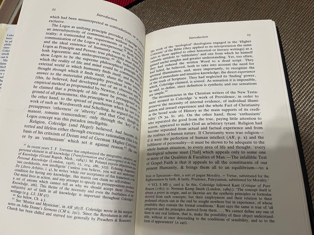 洋書 Coleridge's Philosophy