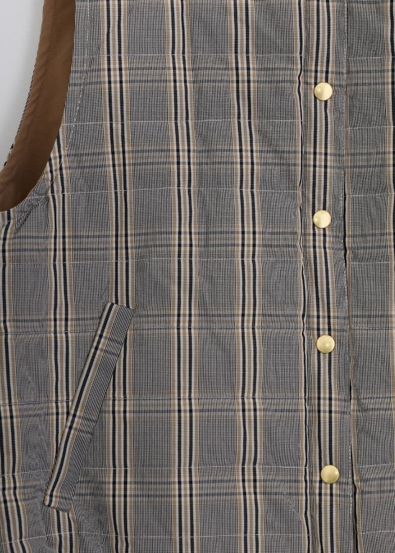 リバーシブル ダウンベスト