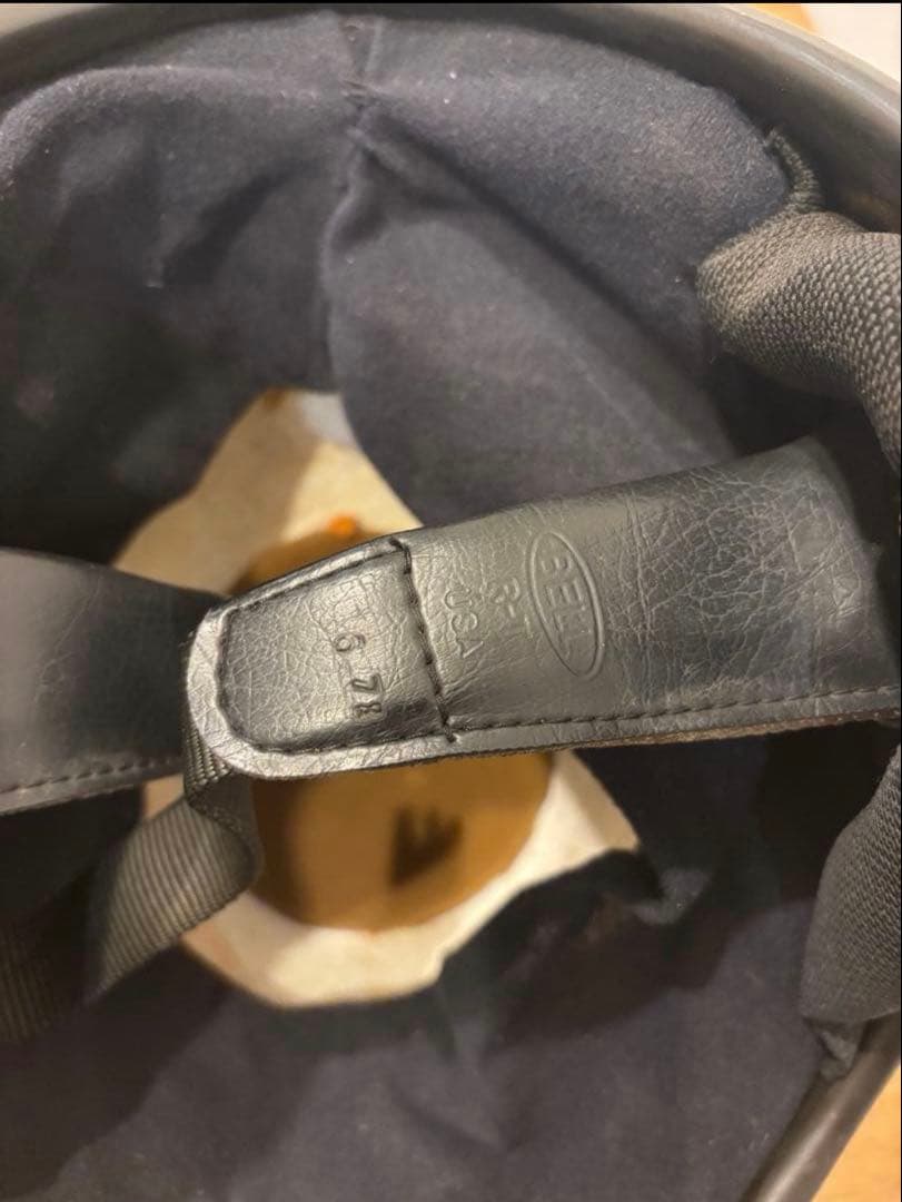 BELL R-T 黒 ジェットヘルメット Mサイズ　ヴィンテージ