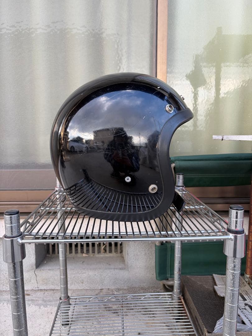 BELL R-T 黒 ジェットヘルメット Mサイズ　ヴィンテージ