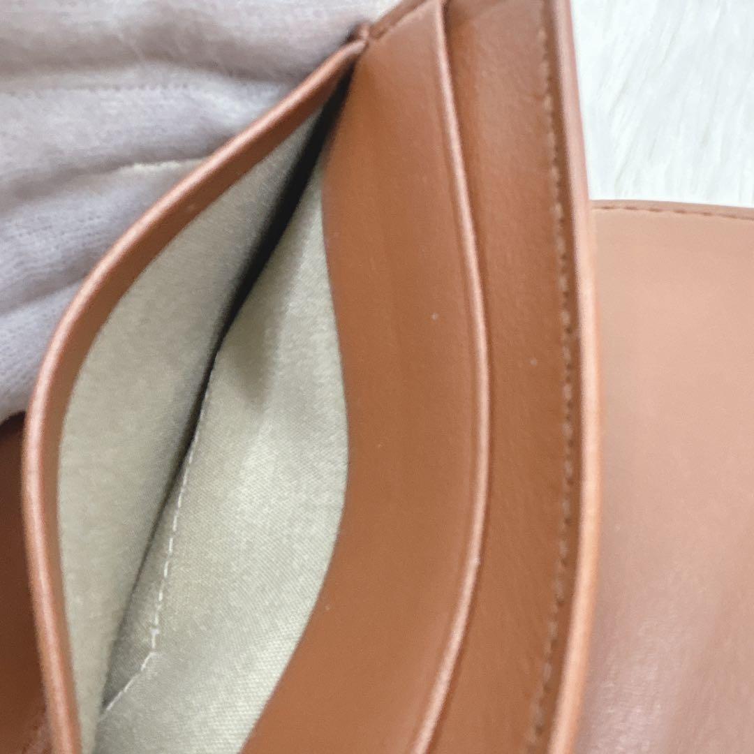 極美品✨CELINE トリオンフ スモールフラップウォレット 三つ折り ブラウン