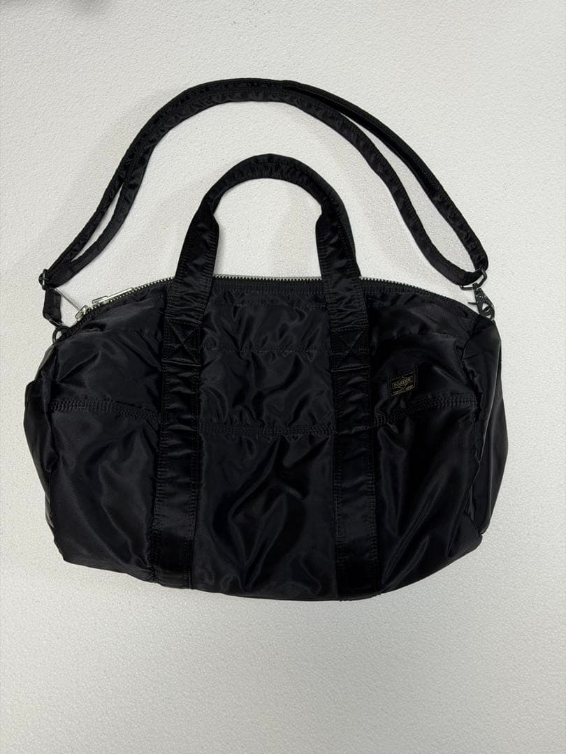 美品廃盤 PORTER ポーター タンカー ボストンバッグ2way ブラック