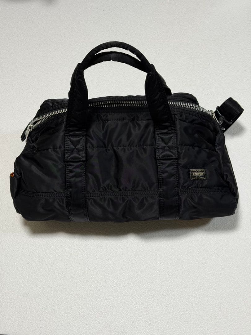 美品廃盤 PORTER ポーター タンカー ボストンバッグ2way ブラック