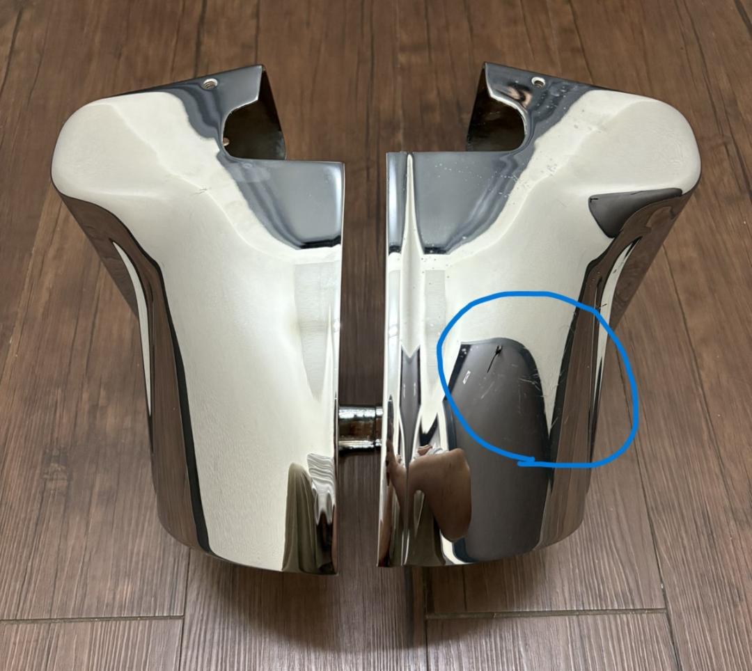 訳アリの為大幅値下げ!! ハーレー純正 クローム・ヘッドライトナセル