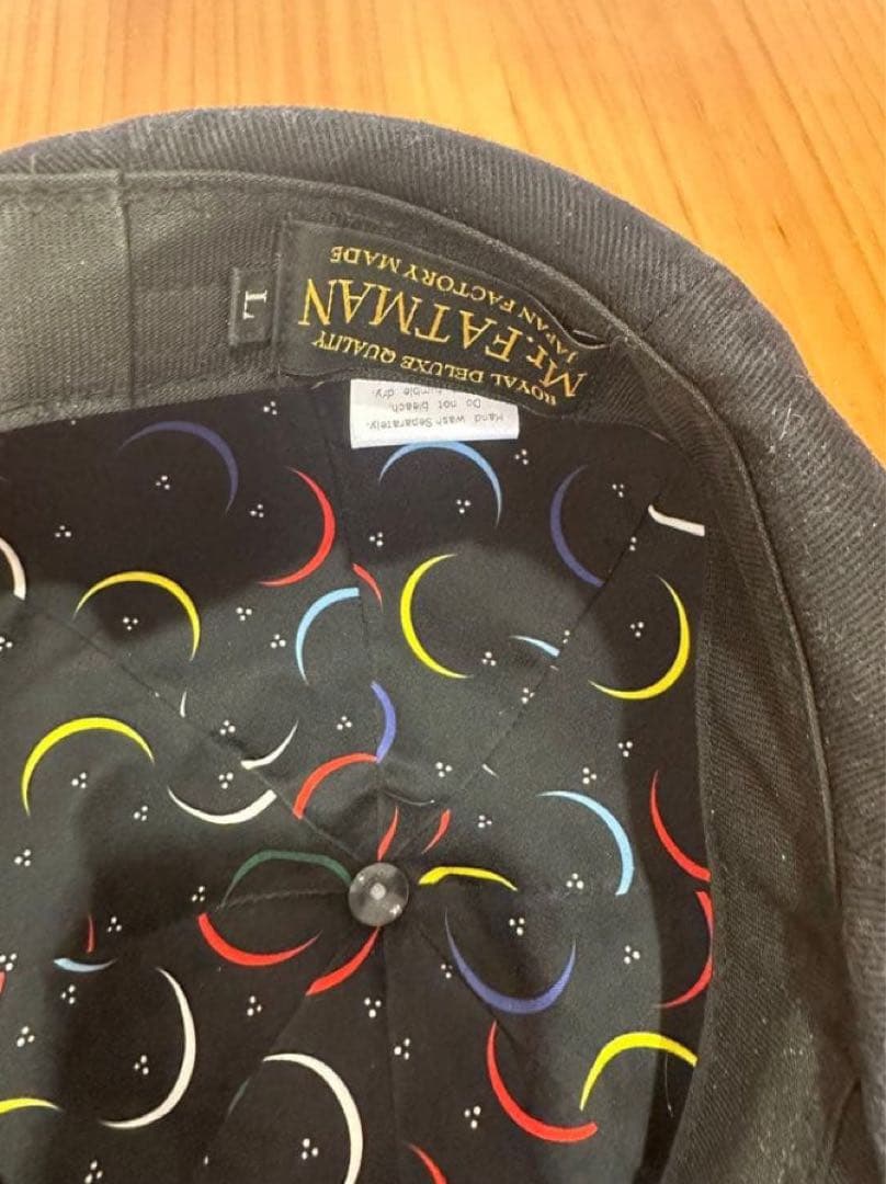 Mr.FATMAN キャスケット LUCKY DAN TWILL 黒 サイズL