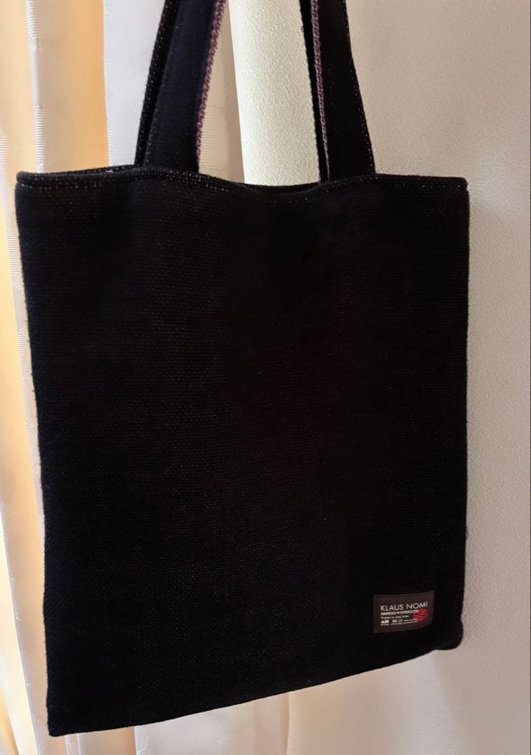 編み物 堀ノ内 クラウス ノミ ニット トートバッグ バッジ付