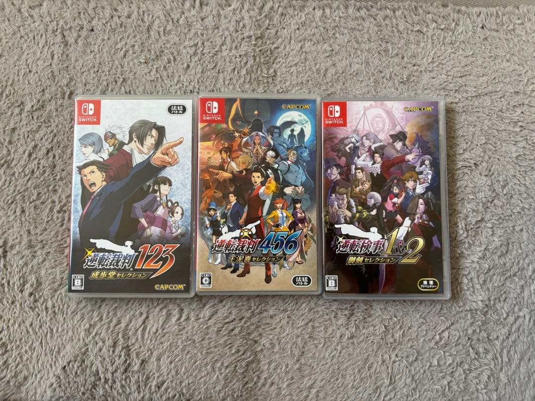 逆転裁判123 456 逆転検事12 セット Switch