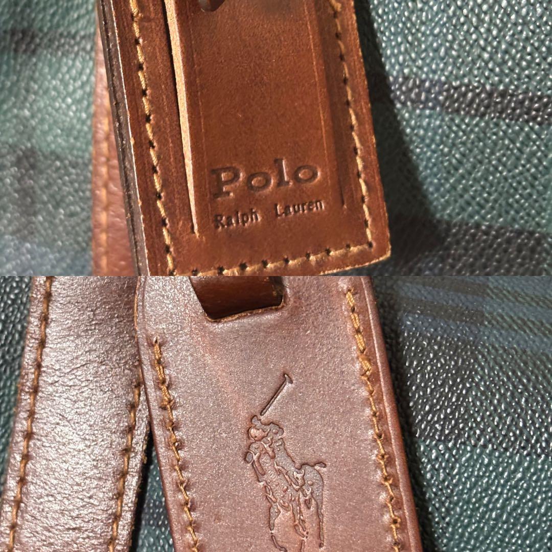 【人気】ポロラルフローレン　ブラックウォッチ　大容量　ボストンバッグ