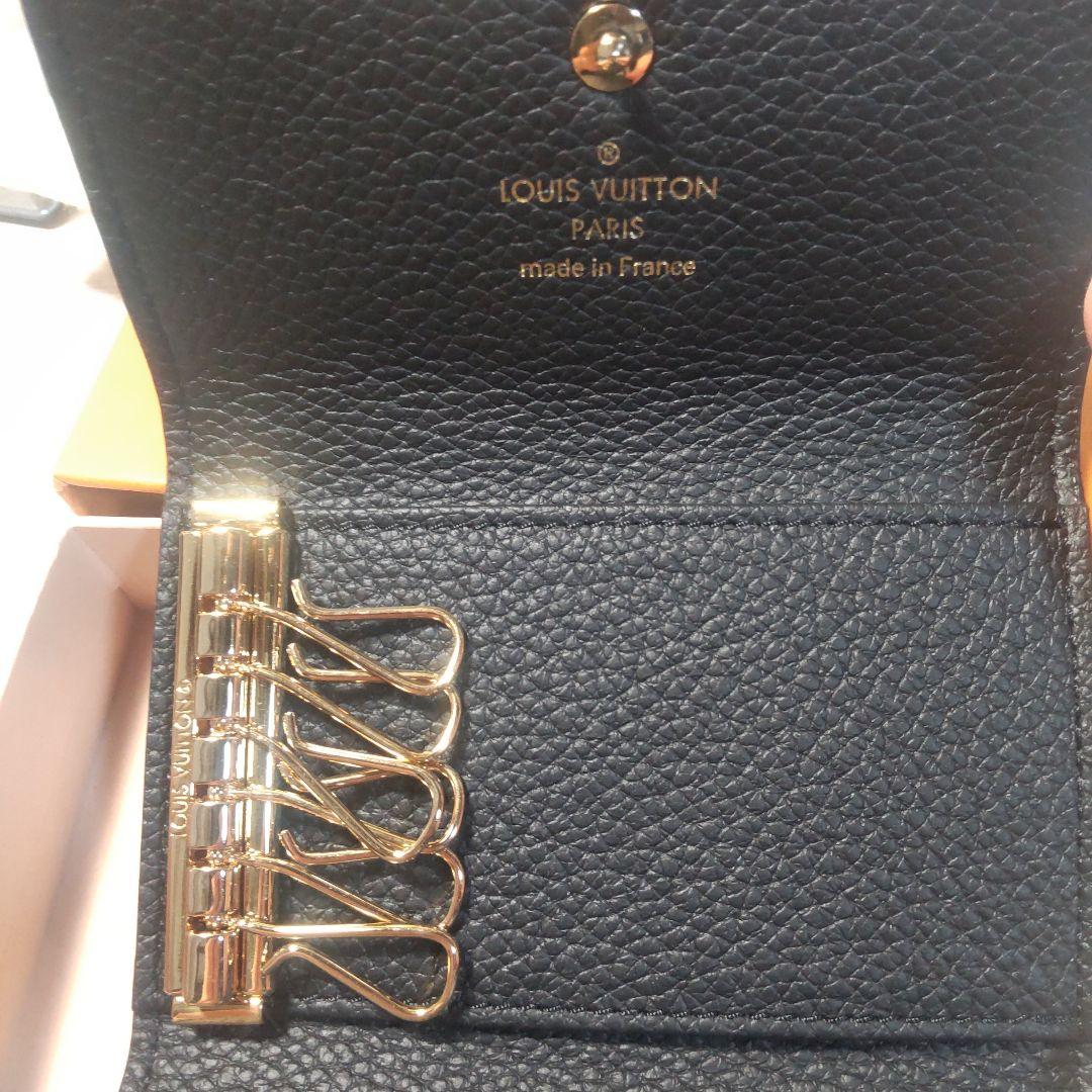 新品 付属品完備 ルイヴィトン アンプラント ミュルティクレ6 キーケース 黒