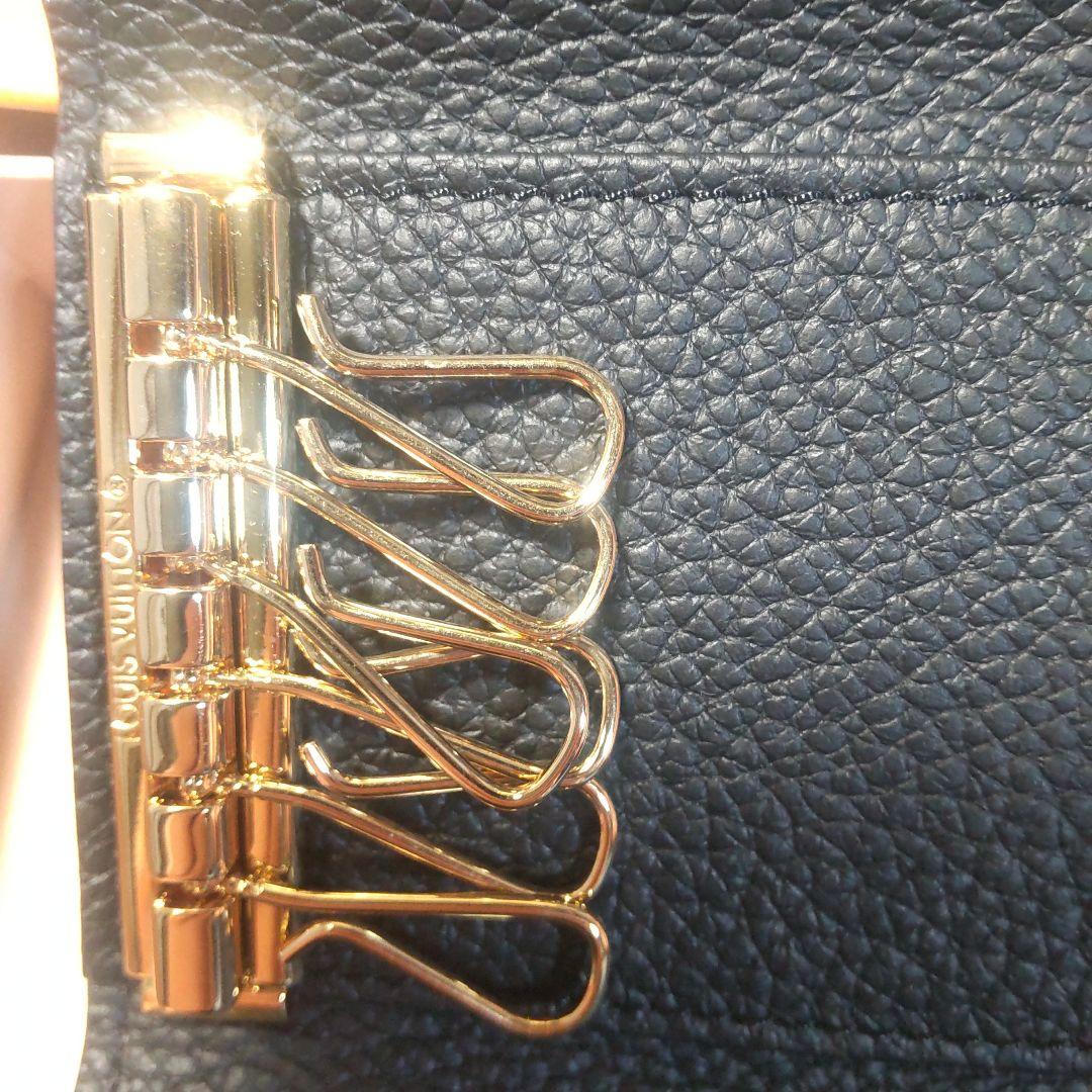 新品 付属品完備 ルイヴィトン アンプラント ミュルティクレ6 キーケース 黒