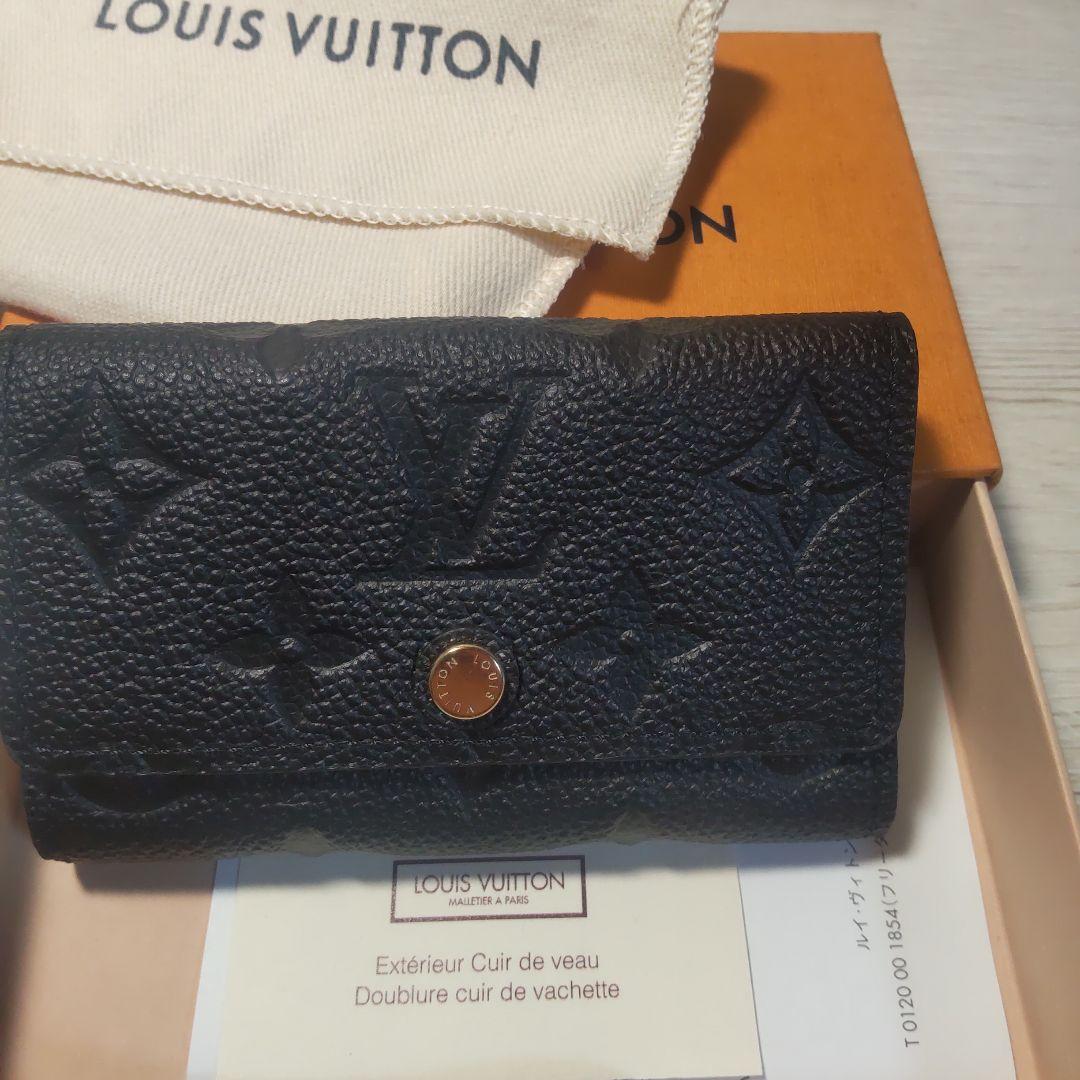 新品 付属品完備 ルイヴィトン アンプラント ミュルティクレ6 キーケース 黒