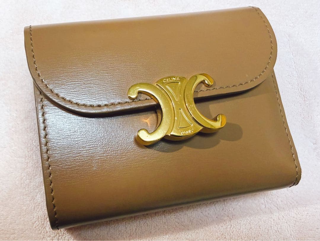Celine ブラウン 二つ折り財布
