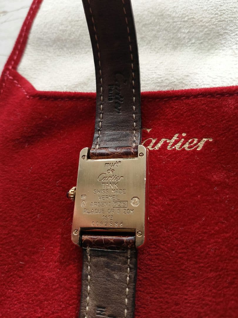 カルティエ　マストタンク　SM　クウォーツ