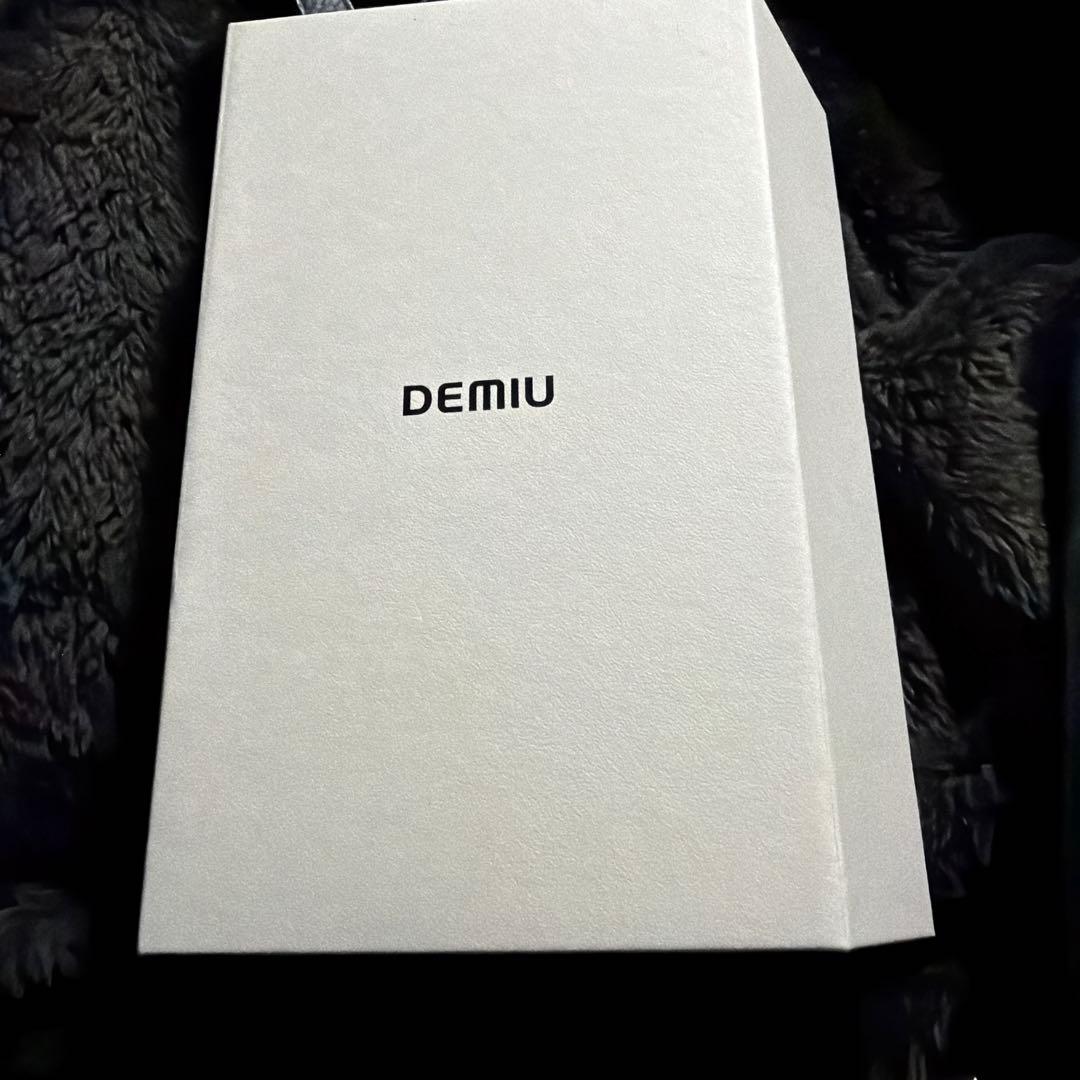 DEMIU スタッズブラック レザー iPhoneケース iPhone15pro