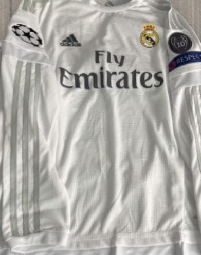 15/16 レアル・マドリード ホーム 長袖 ユニフォーム 14番 カゼミーロ