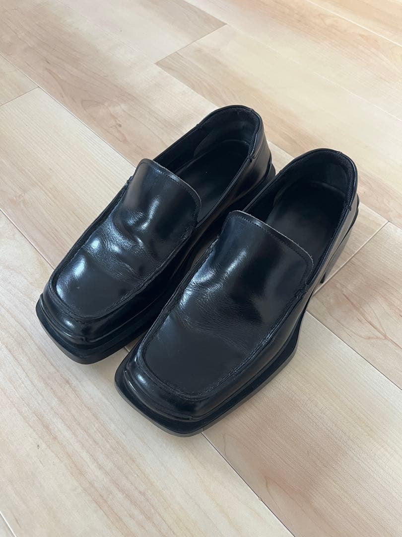 尚*也様 Archive PRADA square toe leather lo