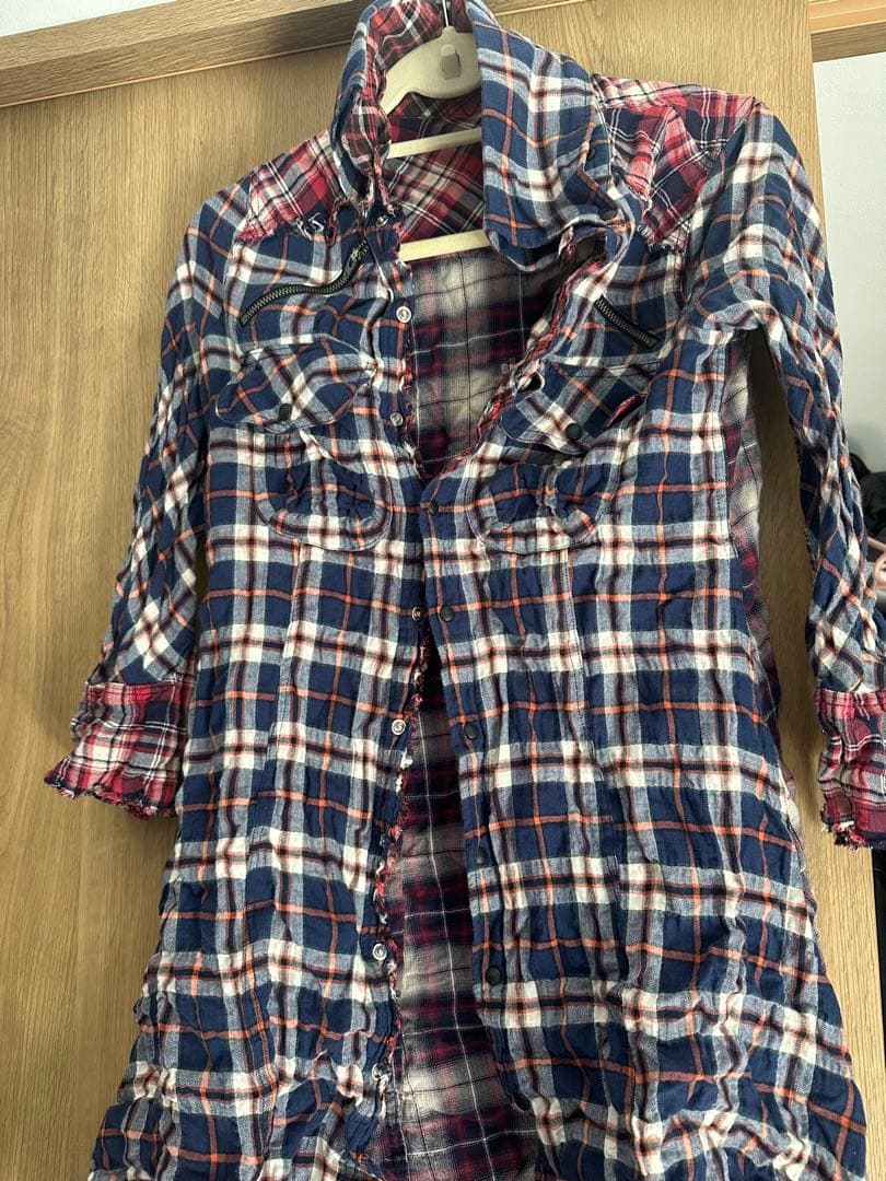 hyde着用　ルグランブルー ネルシャツ