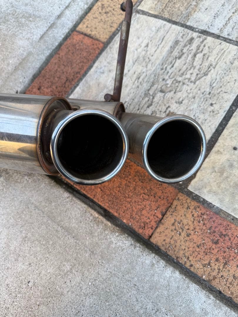 jb64ジムニー五次元ステンレス製 2本出しマフラー