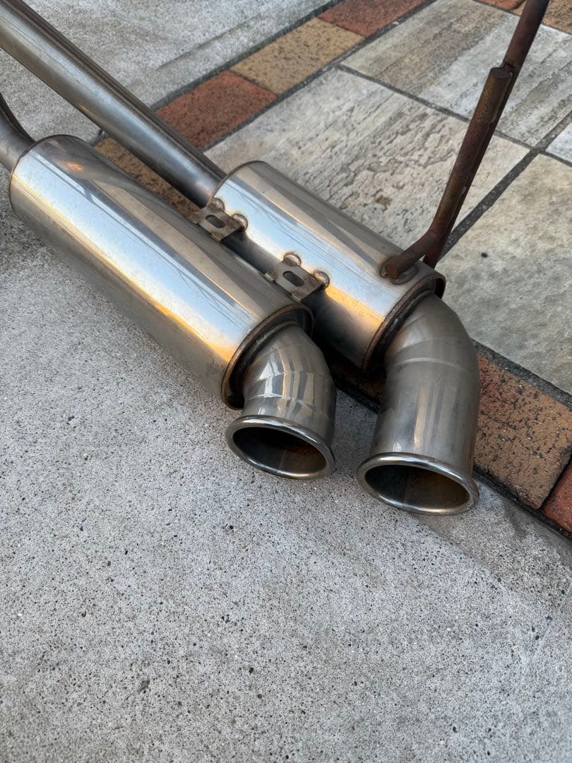 jb64ジムニー五次元ステンレス製 2本出しマフラー