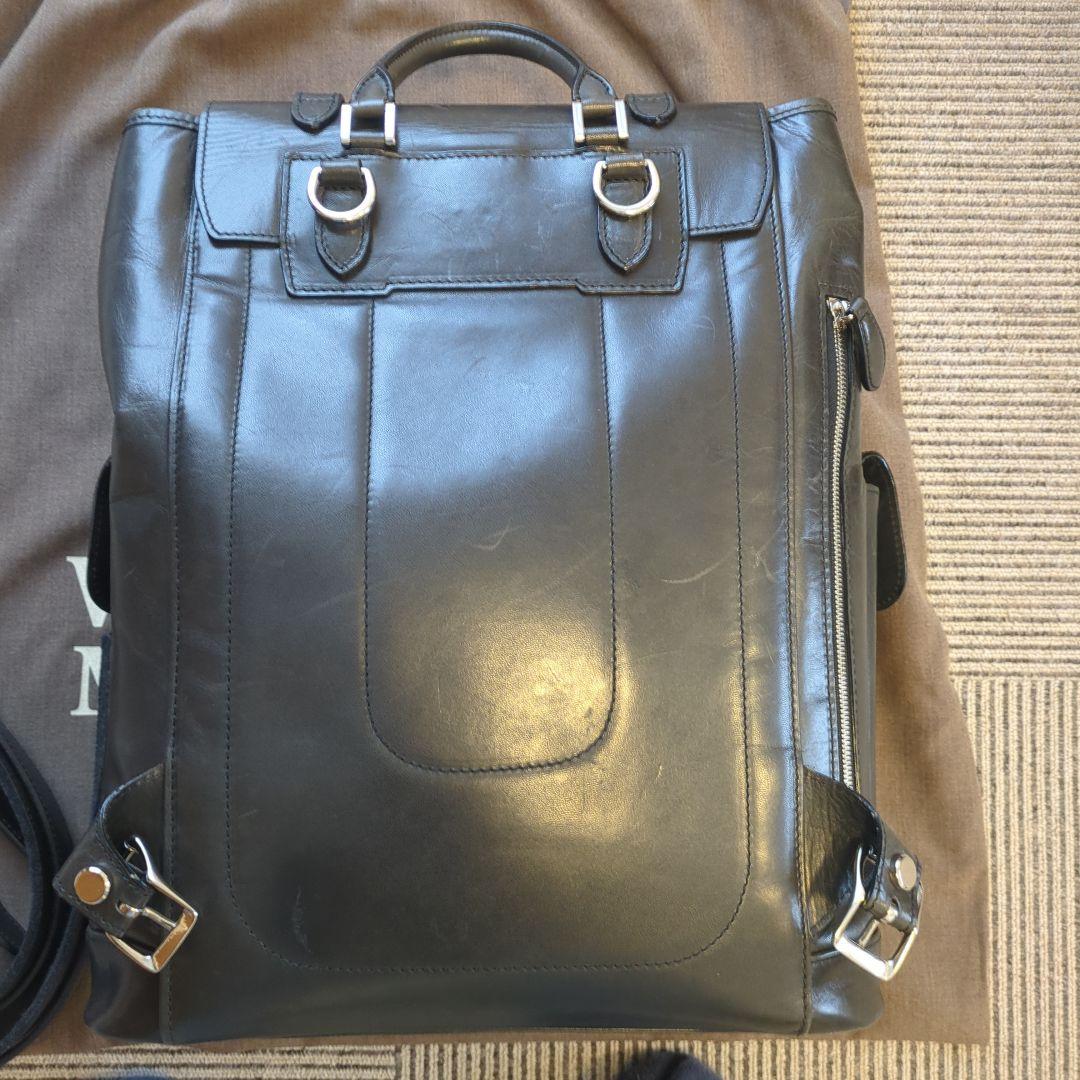 ウォー厶スクラフツ 希少な馬革のフルレザーバックパック限定カラーのダークグレー