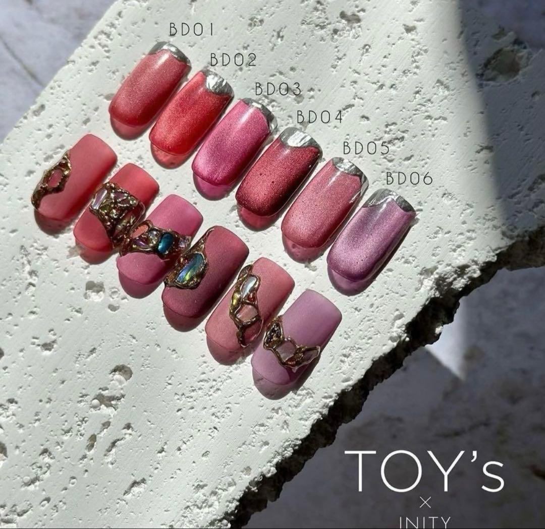 TOY’s×INITY トイズバイアイニティ ボルドーマグコレクション6色セット