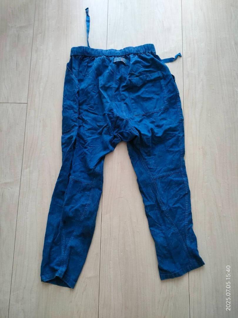 インディゴのSAPPAKAMA さっぱかま　縁日　ennichi サルエルパンツ