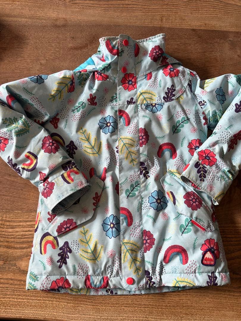 BURTON 子供用スノーボードウェア S 花柄