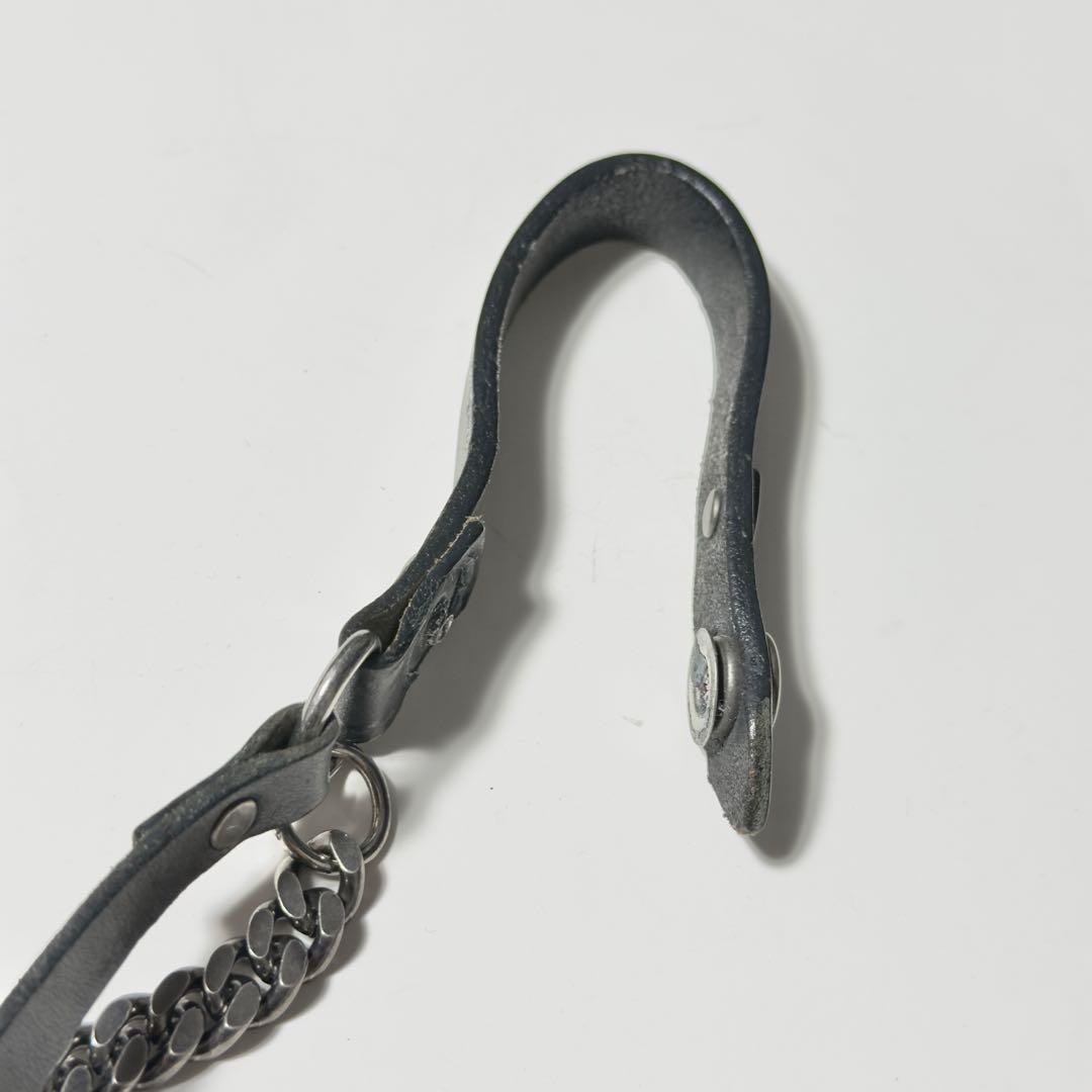 ★限定出品★ HTC ウォレット チェーン レザー コード ブラック 黒 喜平