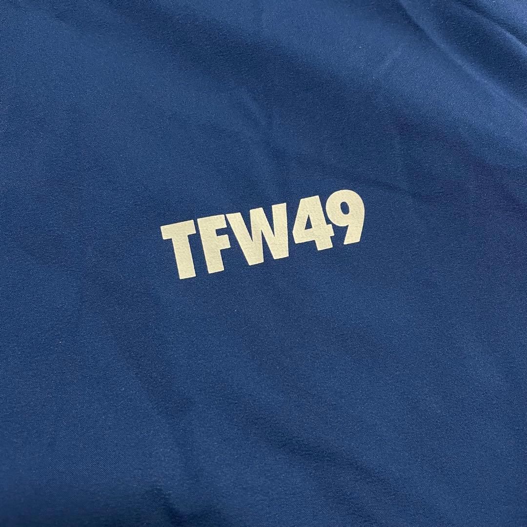 定価4.3万　TFW49 ナイロンプルオーバー　スニード　ブルー　L ゴルフ