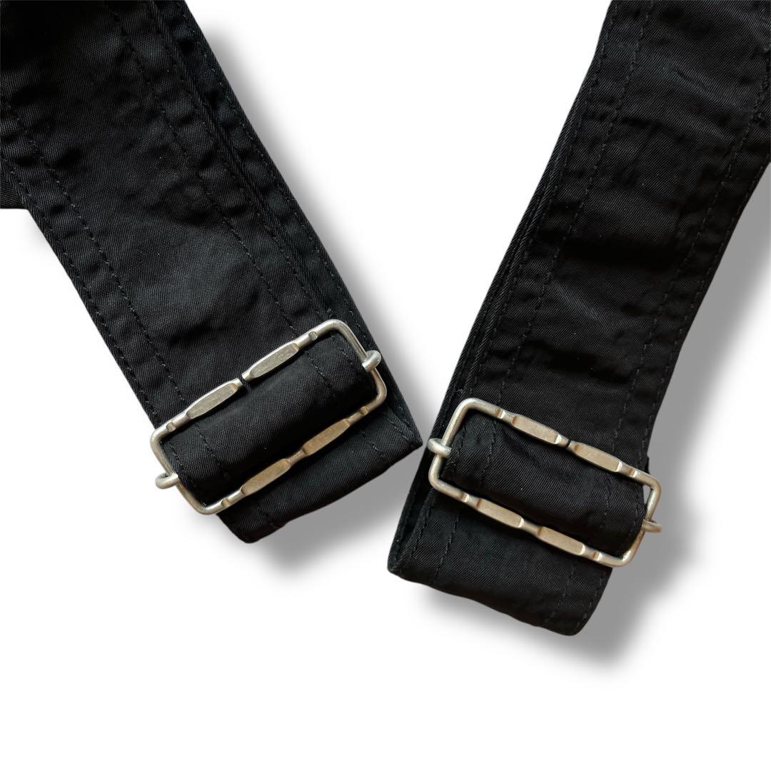 美品✨HeRIN.CYE ✨ハイウエストワイドサロペット　2024ss ブラック