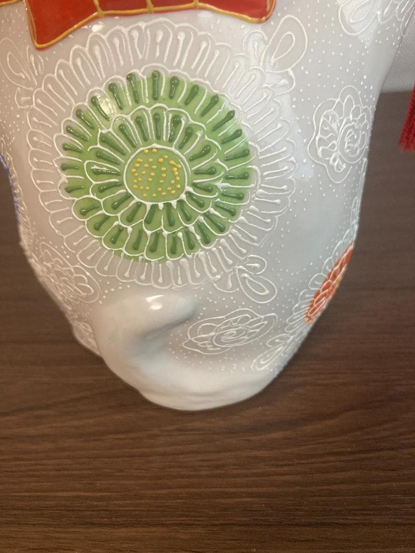 九谷焼　陶幸　招き猫　小判　打ち出の小槌