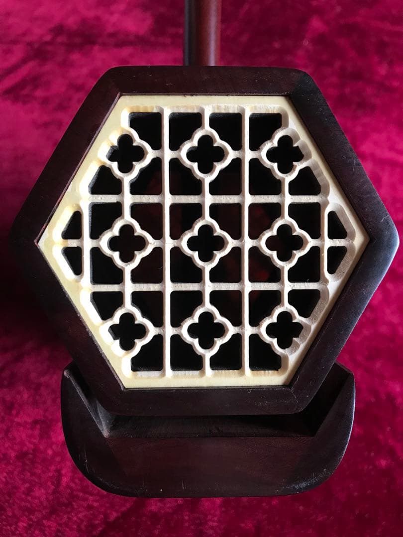 二胡★最上級アフリカ小葉紫檀★錦蛇皮★蘇州科韻・李玉貴★十年保証★必需品揃い