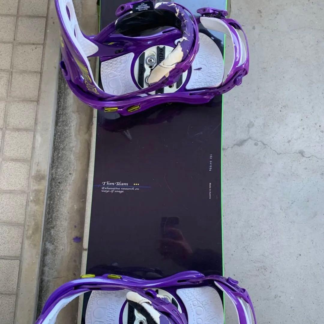 スノーボードセット　152cm フラックスビンディング付き