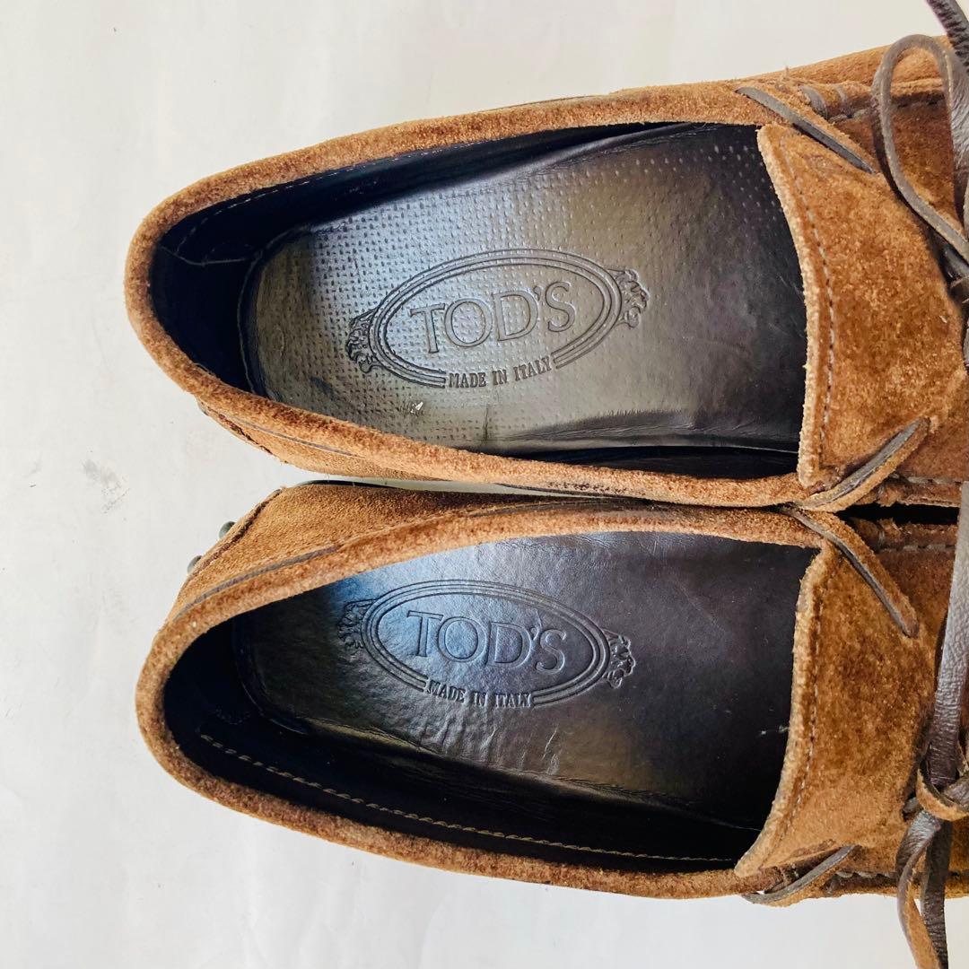 TOD'S トッズ 濃茶 ローファー 25cm 除菌・消臭済み