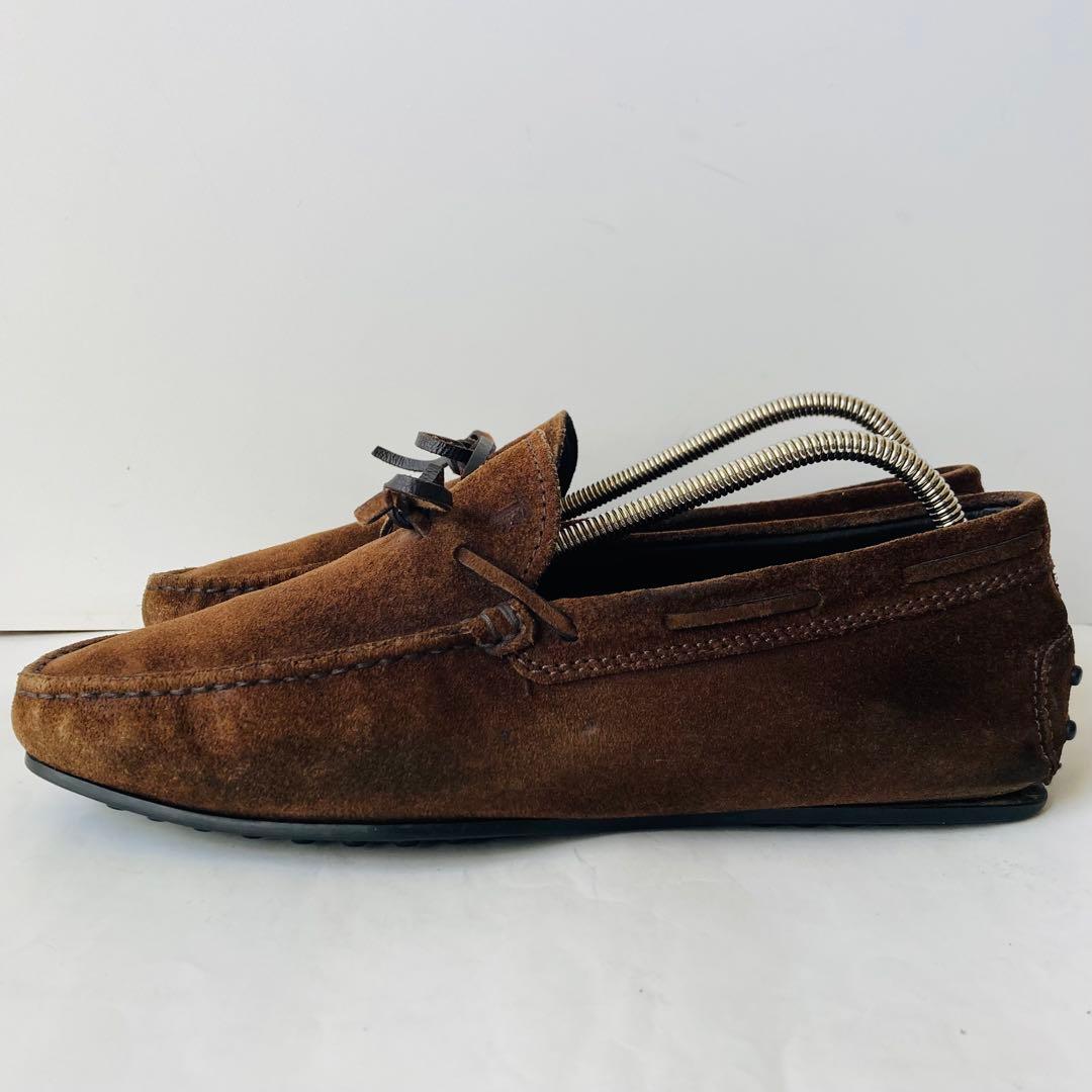 TOD'S トッズ 濃茶 ローファー 25cm 除菌・消臭済み