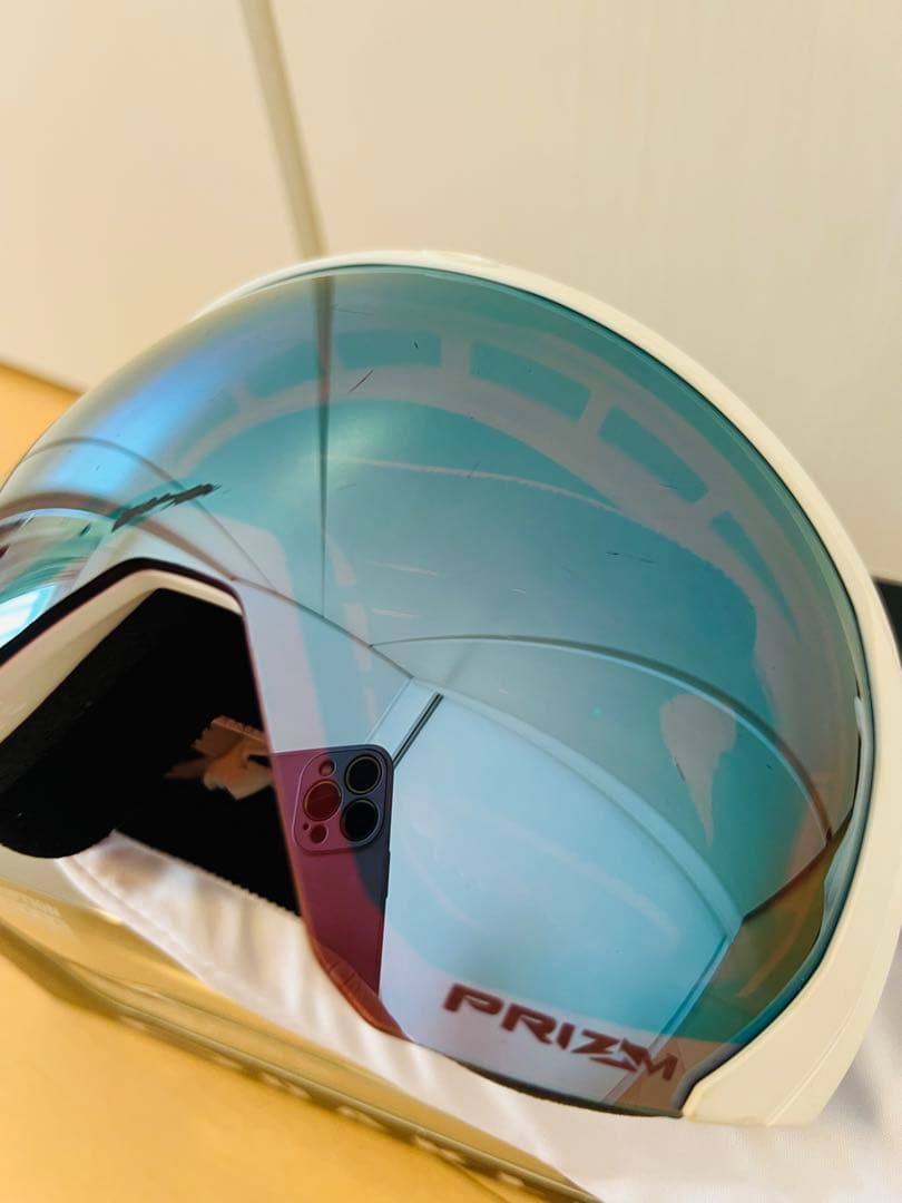 ②OAKLEY Flight Path XL マットホワイト プリズム ゴーグル