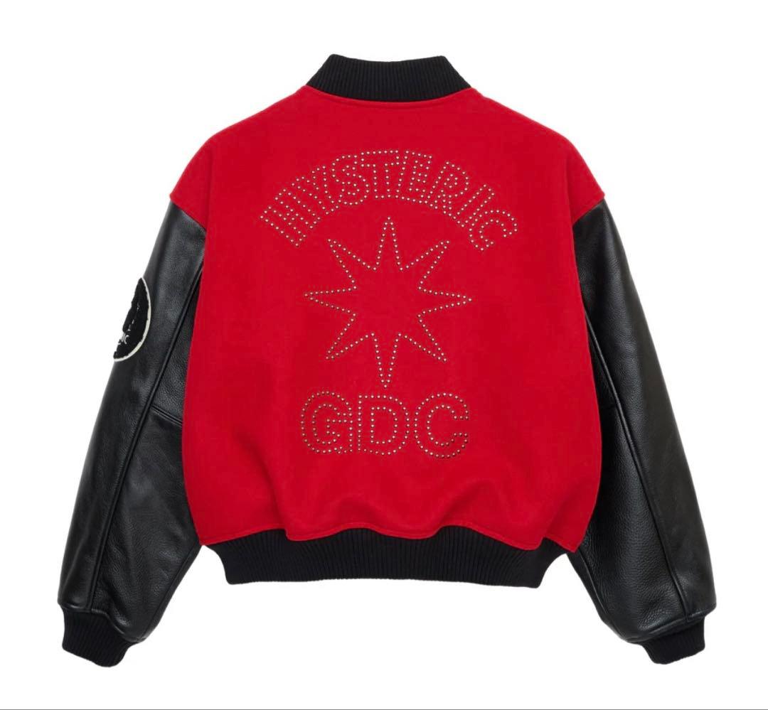 GDC HYSTERIC GLAMOUR コラボ スタジャン　Lサイズ