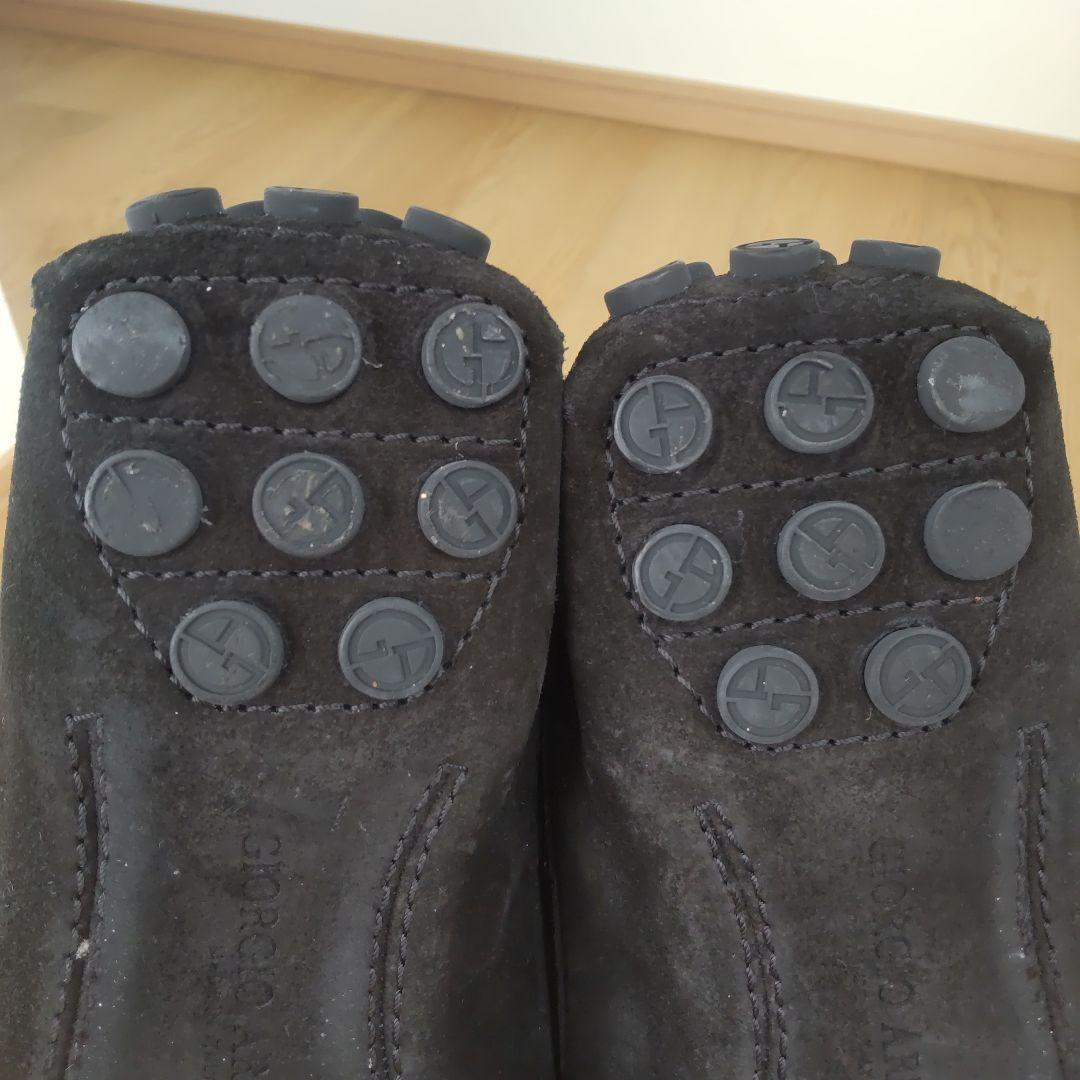 GIORGIO ARMANI (ジョルジオアルマーニ) ドライビングシューズ 黒