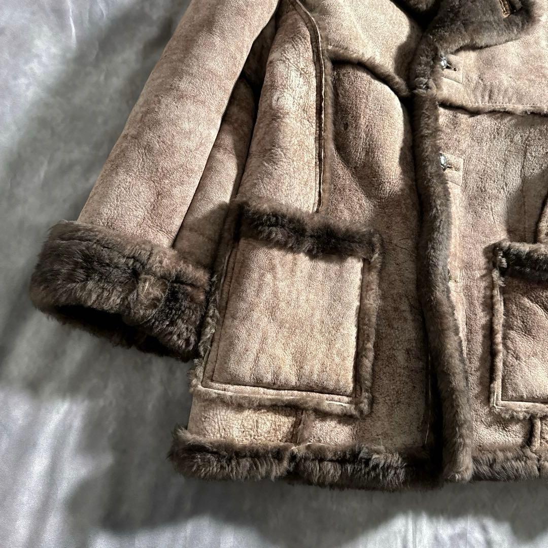 70s Schott ショット 切り替え ボア ムートンジャケット　ヴィンテージ
